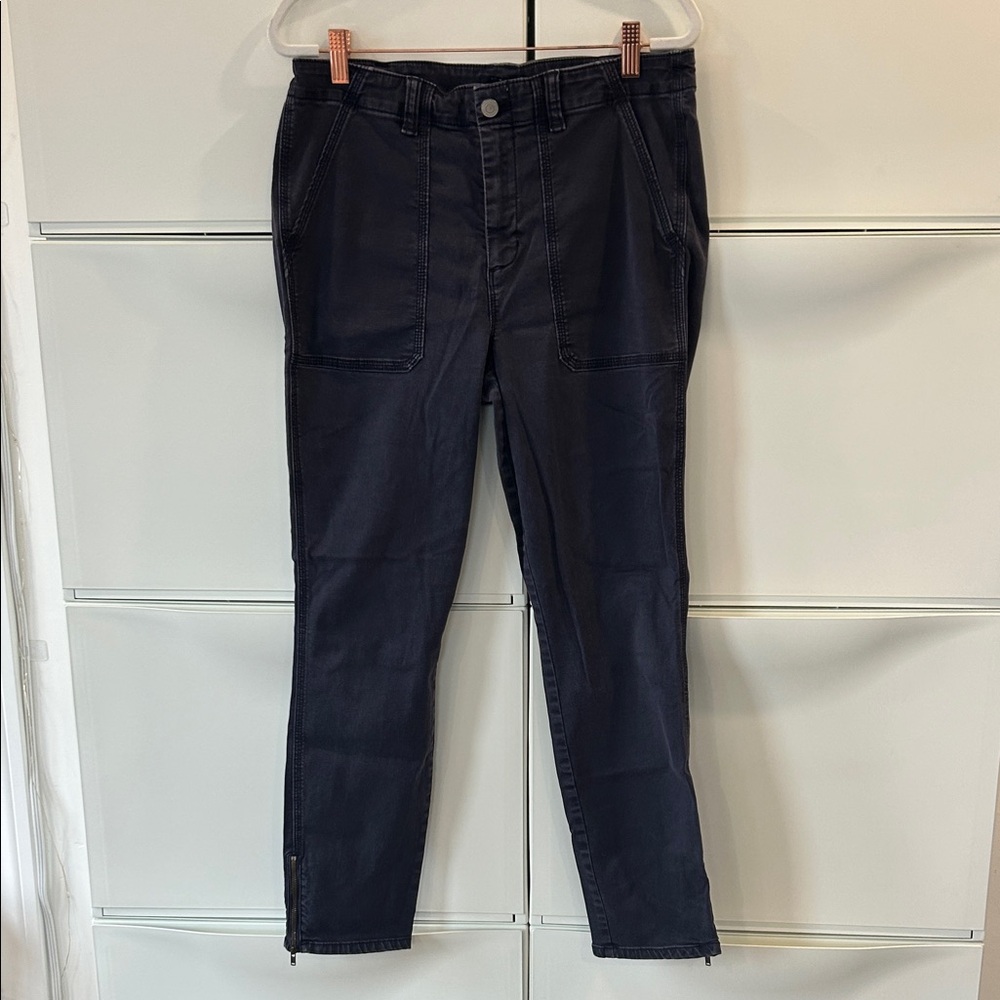 Lucky Brand Navy Zippered Pants